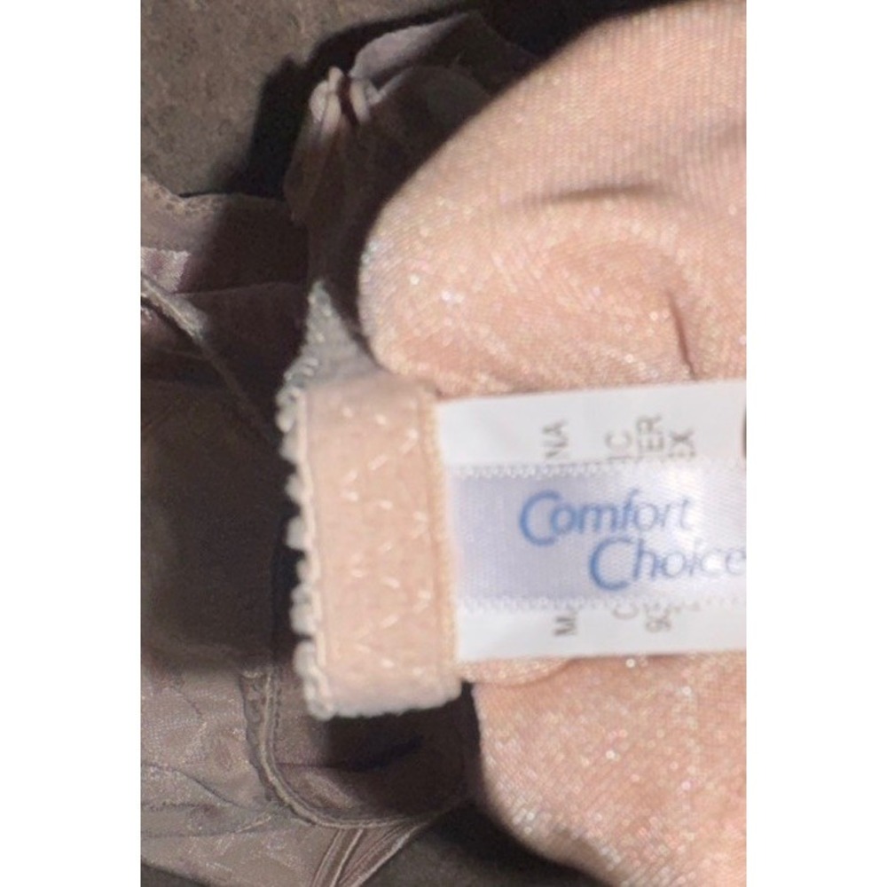 Comfort Choice Womens Nude Wireless Easy  Front-Close‎ Wireless Bra Plus Sz 48DD - Picture 5 of 6